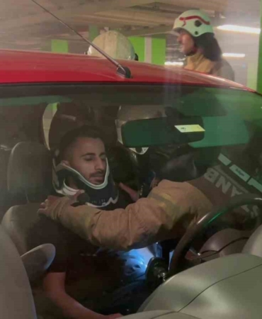 Sultanbeyli’de  alışveriş merkezinde yangın tatbikatı filmleri aratmadı