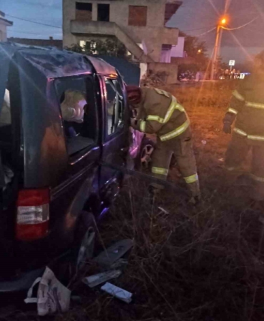 Susurluk’ta trafik kazasında 1 kişi yaralandı