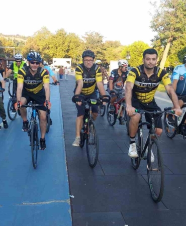 Tekirdağ’da Avrupa Hareketlilik Haftası’nda bisiklet turu düzenlendi