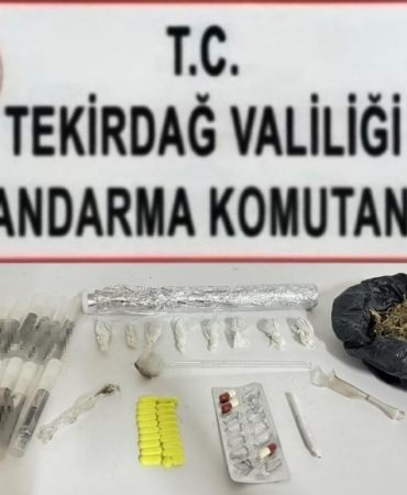 Tekirdağ’da uyuşturucu operasyonları