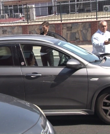 Ümraniye’de çıkan yangında sürücüler tartıştı