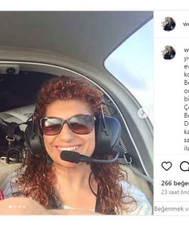 Ünal Aster’in pilot olan eski eşinden duygu dolu veda