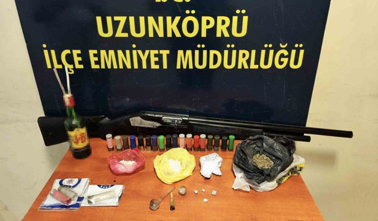 Uzunköprü’de uyuşturucu operasyonu