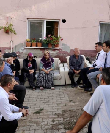 Vali Aygöl acılı aileyi yalnız bırakmadı
