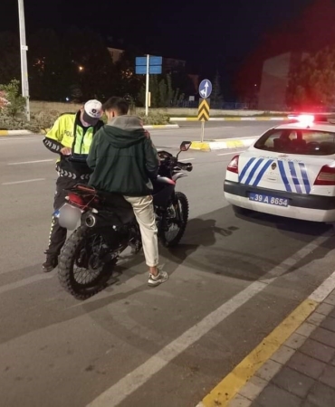 Vize’de gürültü yapan araçlara sıkı denetim