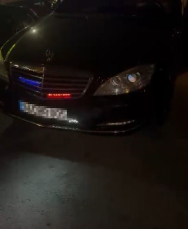 Aracında çakar sistem kurulu sürücü denetimde yakalandı