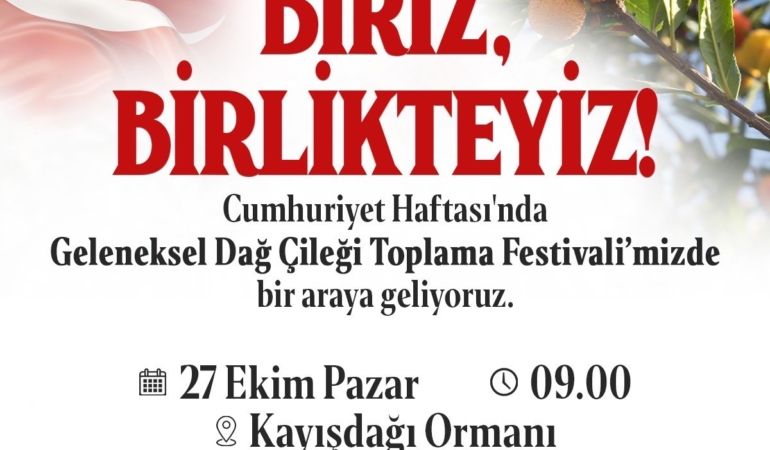 Ataşehir’de ‘Dağ Çileği Toplama’ festivali