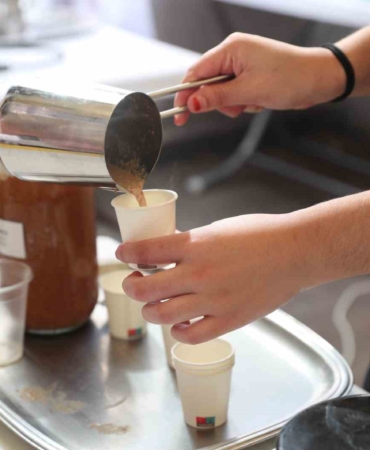 Bağcılar’da yer fıstığından kahve yaptılar