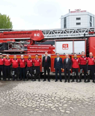 Başkan Bakkalcıoğlu’ndan İtfaiye Müdürlüğü’ne ziyaret