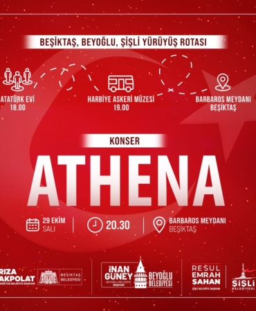 Beşiktaş, Beyoğlu ve Şişli’den Cumhuriyet’in 101. yılına özel kutlama