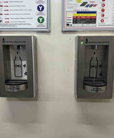 Beyoğlu Belediyesi Devlet Okullarına su arıtma cihazları yerleştirmeye başladı