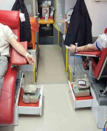 Bilecik’te duyarlı 40 kişi kan bağışında bulundu