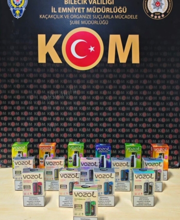Bilecik’te kaçak elektronik sigara ele geçirildi