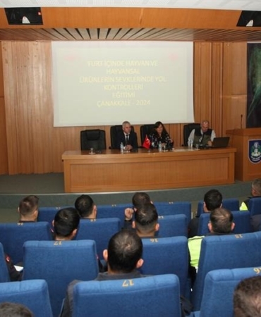 Çanakkale’de Güvenlik Güçlerine Hayvan Sevkiyat Kontrolleri Eğitimi Verildi