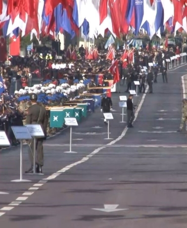 Cumhuriyet Bayramının 101’inci yılı Vatan Caddesinde coşkuyla kutlandı