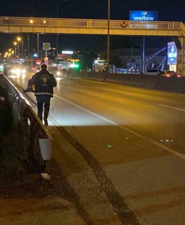 D-130’da feci kaza: Aracın çarptığı yaya ağır yaralandı