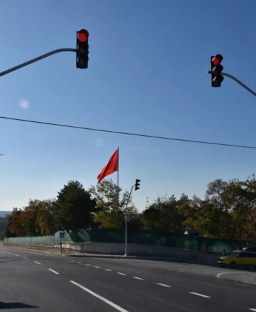 Ertuğrulgazi Türbesi yolunda trafik düzenlemesi