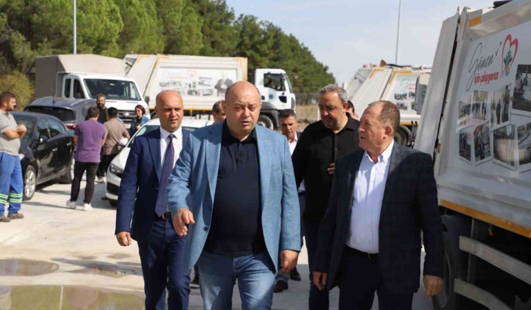 Gönen’de katı atık aktarma istasyonu hizmete girdi