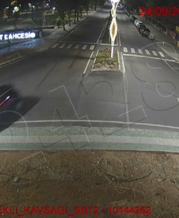 Kırklareli’nde yaşanan trafik kazaları KGYS kameralarına yansıdı