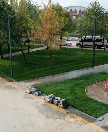 Köseköy Meydanında ilerleme yüzde 80