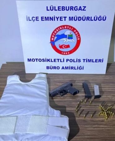 Lüleburgaz’da silah ve uyuşturucu ele geçirildi