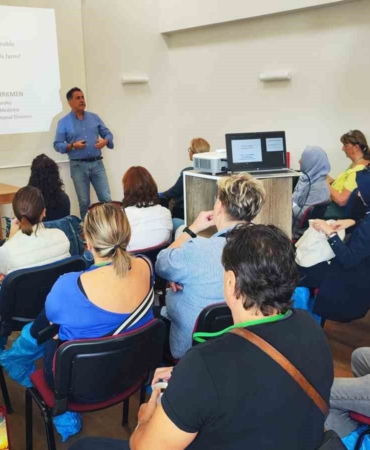 Matlı Yenişehir Süt Çifliği’nde uluslararası misafirleri ağırladı