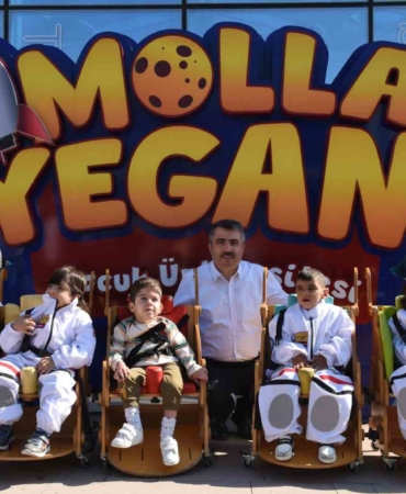 ’özel’ çocuklar uzay deneyimi yaşadı