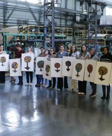 Sanat dolu bir gün geçirdiler