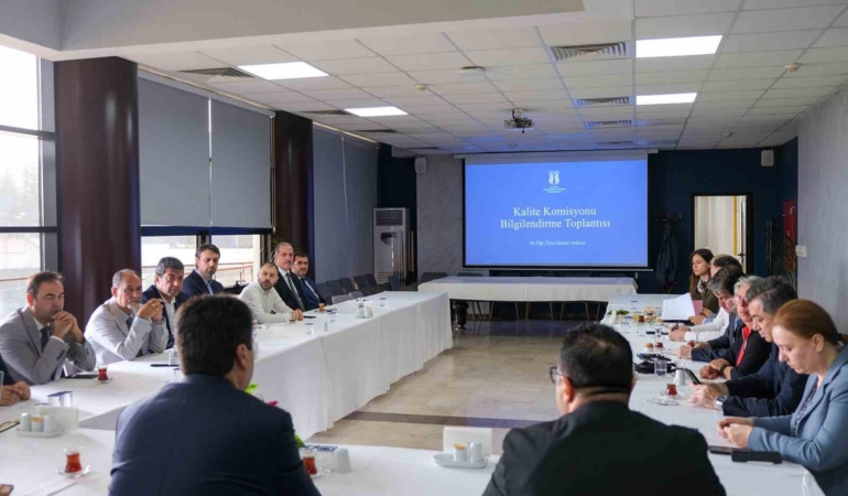 SUBÜ Kalite Komisyonu akreditasyon için toplandı