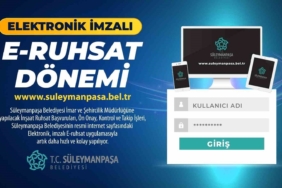 Süleymanpaşa Belediyesi’nde E-Ruhsat dönemi başlıyor