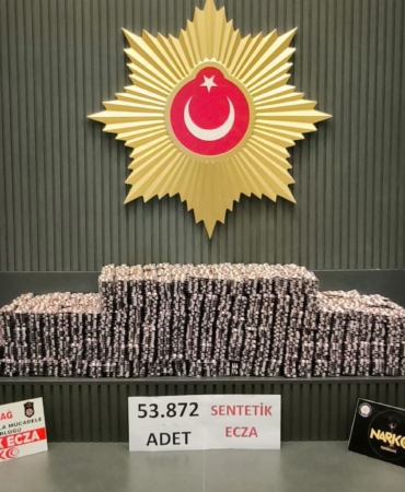 Tekirdağ’da 53 bin 872 adet sentetik ecza ele geçirildi