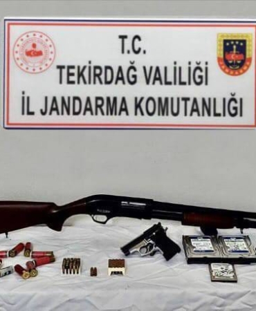 Tekirdağ’da ruhsatsız silah ve fişek operasyonları