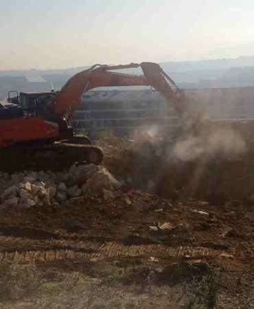 Yalova’da çöken hastane yolunda yapım çalışmaları başladı