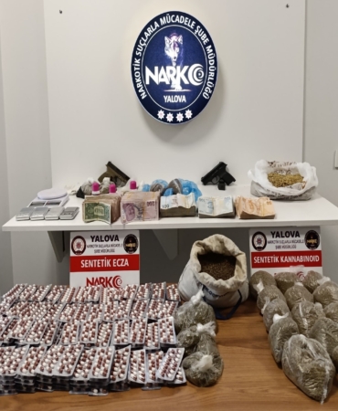 Yalova’da uyuşturucu operasyonunda 18 zanlı tutuklandı