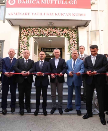 Yenilenen Akminare Yatılı Kız Kur’an Kursu yeniden açıldı