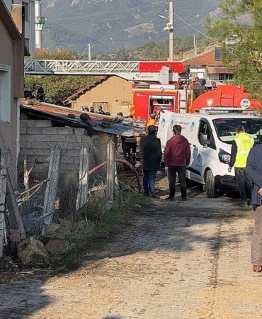 Alevlere teslim olan evde yaşlı kadın hayatını kaybetti