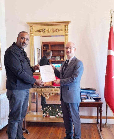 Ayvalık’ta Hamdibey Mahallesi Muhtarı Rafet Taşkara’ya önemli görev