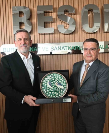 BTSO başkanı Burkay’dan BESOB’a tarihi ziyaret