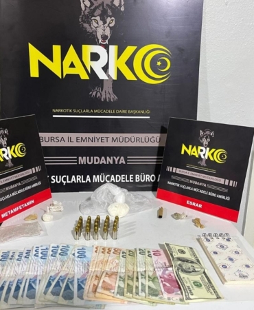 Bursa’da uyuşturucu operasyonu: 2 gözaltı