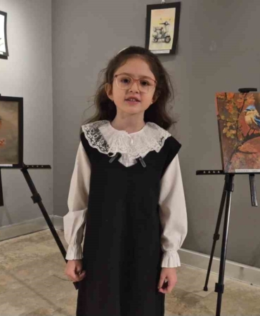 Daha 7 yaşında Türkiye’nin Da Vinci’si olacak: Yaşı küçük, sanatı büyük