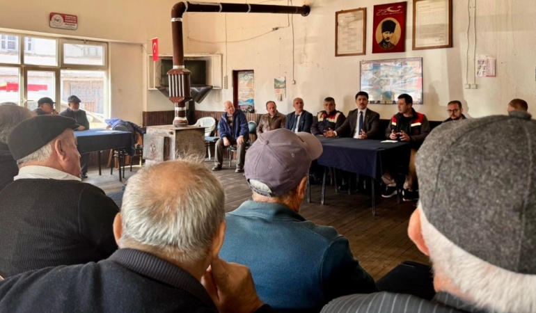 Pazaryeri Kaymakamı’ndan köylere ziyaret