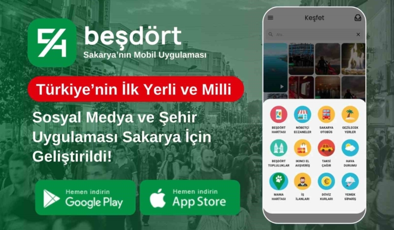 Türkiye’nin ilk yerli ve milli sosyal medya şehir uygulaması ‘BeşDört’ yayında