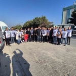 Yelkenci Tekstil işçileri hak mücadelesi için bir arada