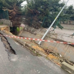 Ataşehir’de benzin istasyonunun duvarı çöktü