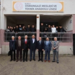 Başkan Özer Matlı, mezun olduğu lisede gençlere ilham verdi