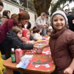 Çocuklar Sanat Sokağı’nda gönüllerince eğlendi