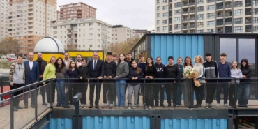 Erasmus öğrencileri Aziz Sancar Bilim ve Sanat Merkezi’nde