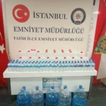 Fatih’te sahte içki operasyonu: 155 litre sahte alkol ele geçirildi