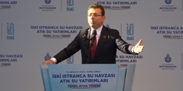 İBB Başkanı İmamoğlu: “İstanbul’un bir başka sorunu, batıya karşı yani size yakın olan Trakya tarafı İstanbul’un suyunun üçte ikisini harcıyor”