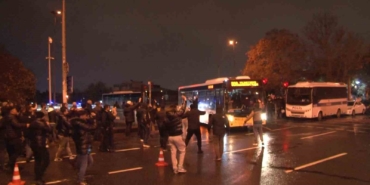 Özel halk otobüsü esnafından Saraçhane’de İBB’ye protesto